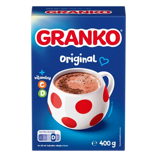Granko Original instantní kakaový nápoj s vitamíny C a D