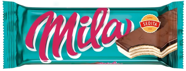 Sedita Mila Oplatky s mléčnou krémovou náplní v kakaové polevě